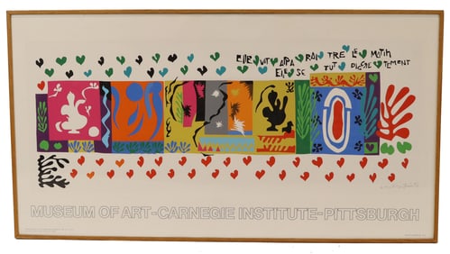 After Henri Matisse Exhibition Poster