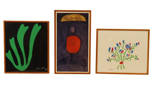 3 Modern Art Reproduction Prints