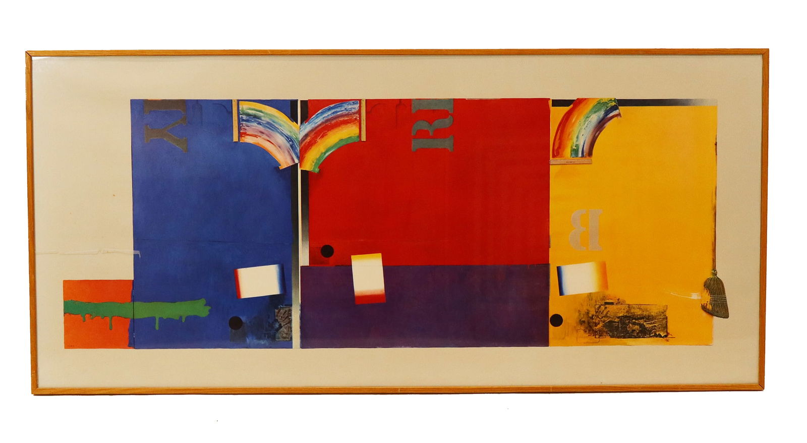 Large Jasper Johns Reproduction Print (1 of 9)