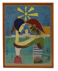 After Jean COCTEAU: "Innamorati" - Print