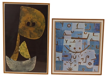 2 Paul Klee Reproduction Posters