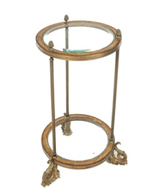 Regency Fruitwood Two-Tier Stand