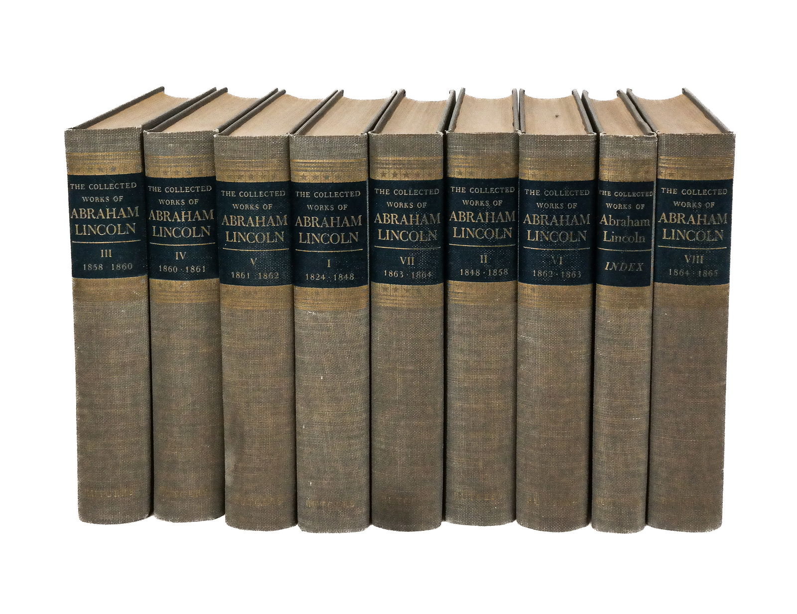 BOOKS: "Collected Works Of Abraham Lincoln", 9 Vol (1 of 6)