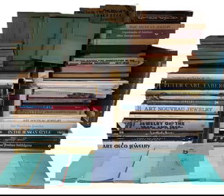 BOOKS: Large Collection Of Books On Jewelry