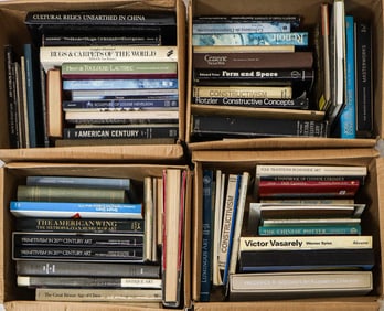 BOOKS: Large Collection Of Art Books (4 Boxes)