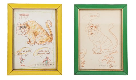 Orville BULMAN Two Drawings