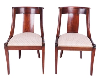 Pair Of Empire Side Chairs