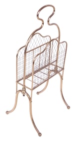 Early 20th C. Reticulated Magazine Stand