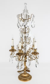 French Bronze Dore Single Girandole