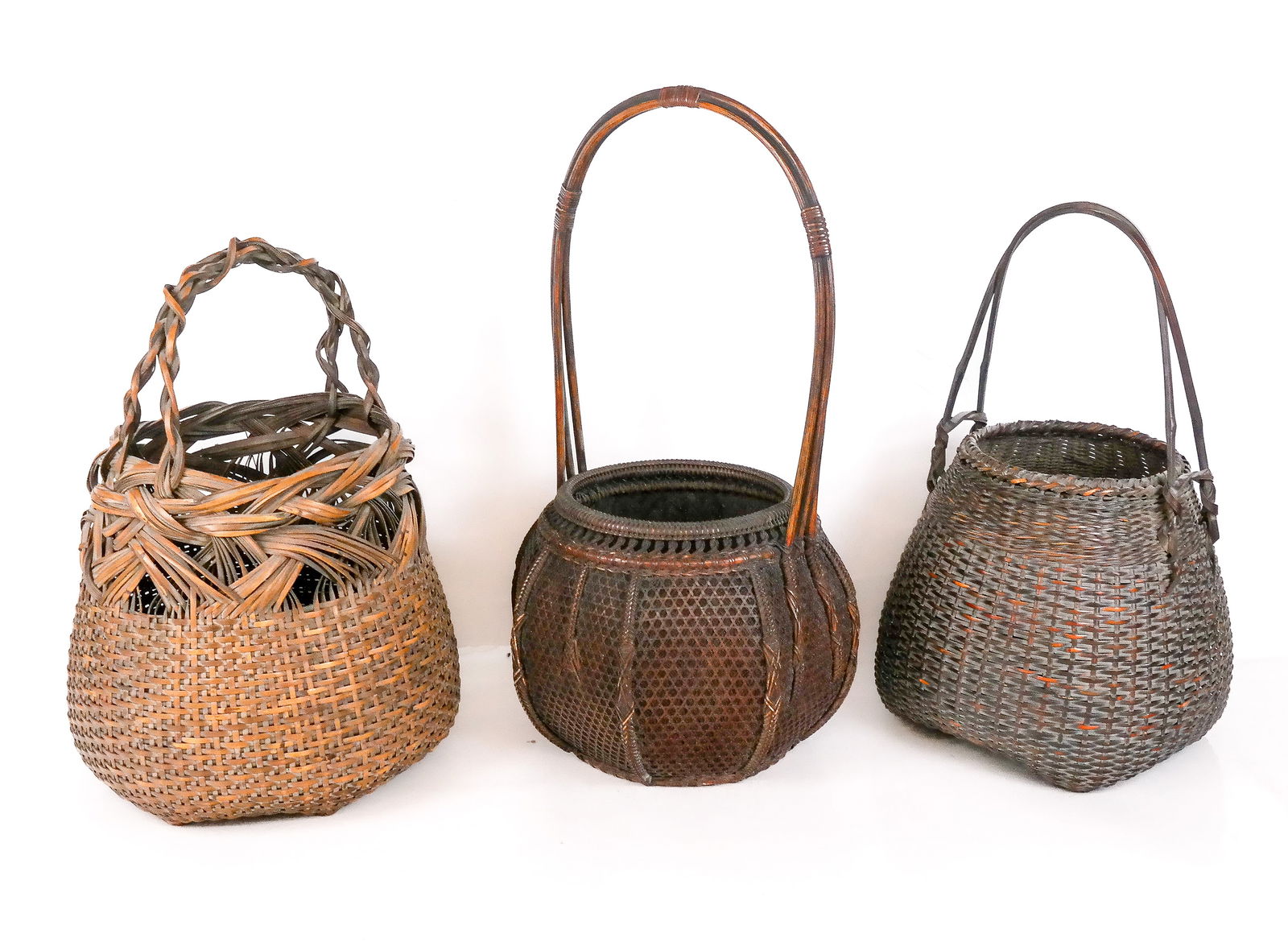 Three Japanese Hanakago Ikebana Baskets (1 of 11)