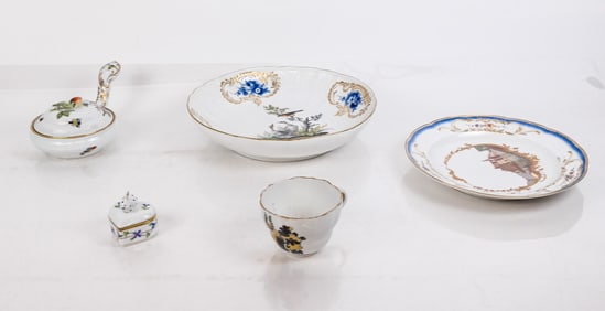 Meissen, Herend, and Other Porcelain, 5