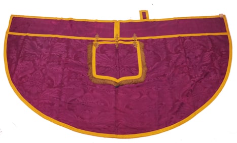 18th/19th C. Continental Silk Damask Cope