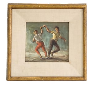 Attrib. Lee JACKSON: Figures Dancing - Oil/Board