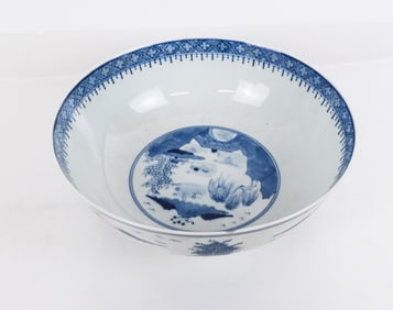 Chinese Blue and White Serving Bowl