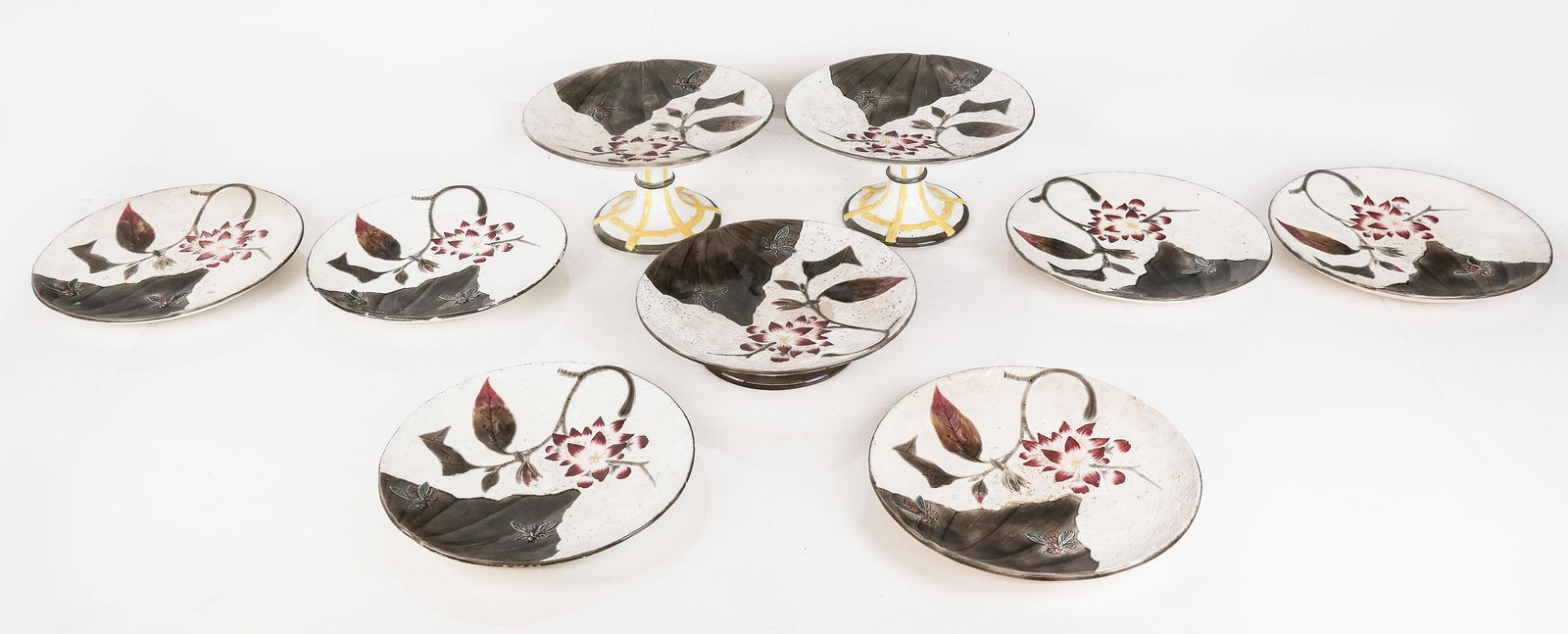 Wedgwood Bee & Butterfly Majolica Part Service, 9 (1 of 17)