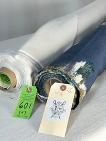 Metaphore's Abstract Jacquard And Cotton Velvet Fa