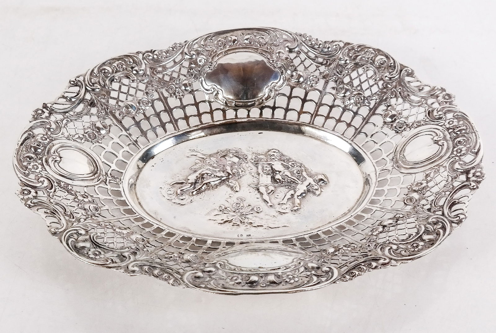 German Silver .800 Quality Tray (1 of 8)