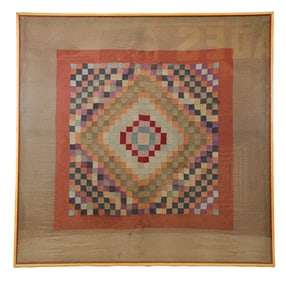 Early 20th C. Traditional American Patchwork Quilt