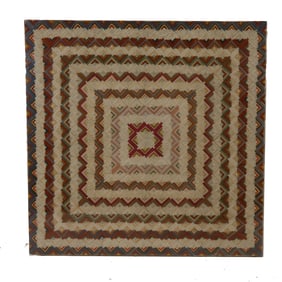 Early 20th C. Traditional American Patchwork Quilt