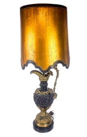 Neoclassical Bronze Ewer as a Lamp