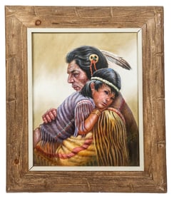 Gregory PERILLO: "My Son" - Oil On Canvas