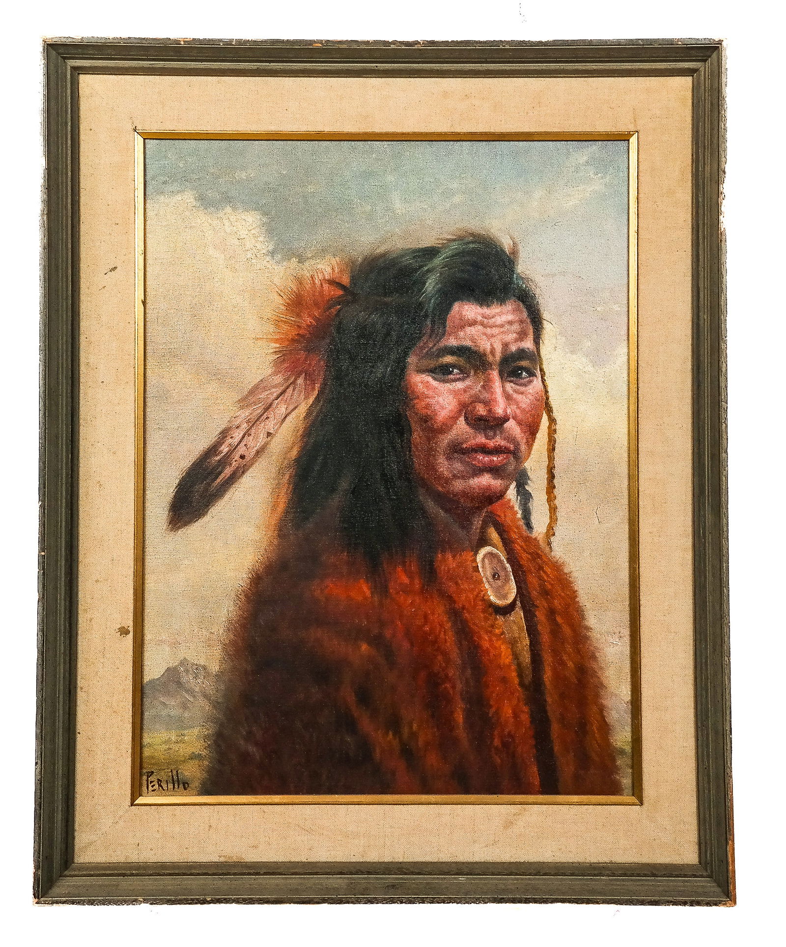 Gregory PERILLO: "Bob Eagle" - Oil On Canvas (1 of 9)