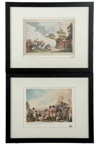 Pair Of English Color Pictures