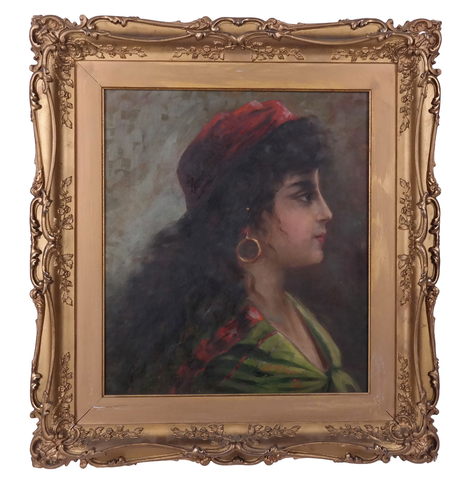 Signed "SMITH": Study Of Gypsy Woman - O/C (1 of 10)