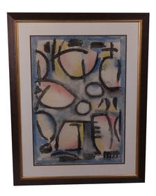 Jean XCERON: "Circle No 561-A" - Watercolor