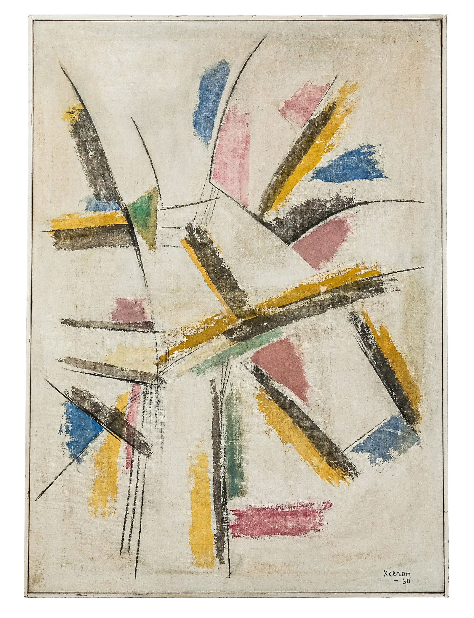 Jean XCERON: "Painting #432" - Oil On Canvas (1 of 15)