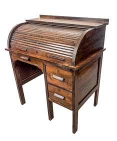 Antique Roll Top Desk