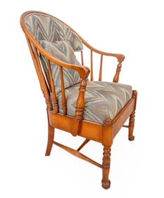 Stickley Brothers Upholstered Barrel Chair