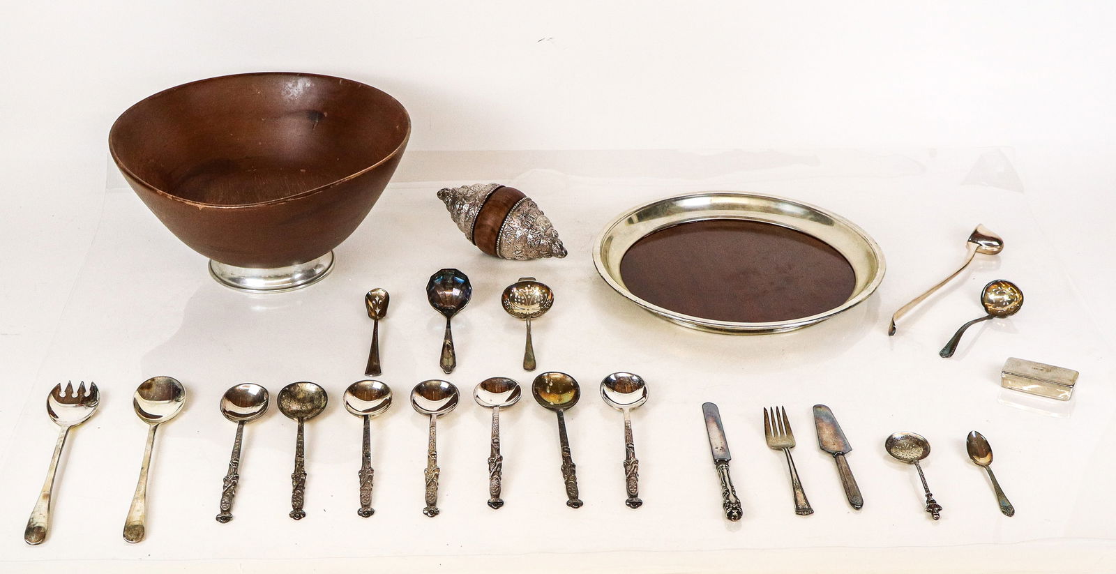 Group of Silver, Plate, Metal & Crystal Items, 20+ (1 of 20)