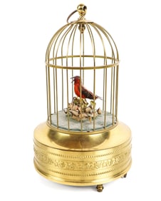 Karl Griesbaum Automaton Bird Cage Music Box