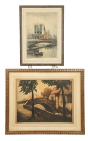 Two Vintage Lithographs