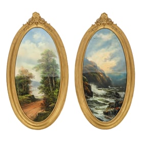 Wm. Henry CHANDLER: Pair Of Pastels