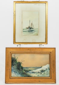 William George RUSSELL: Two Watercolors
