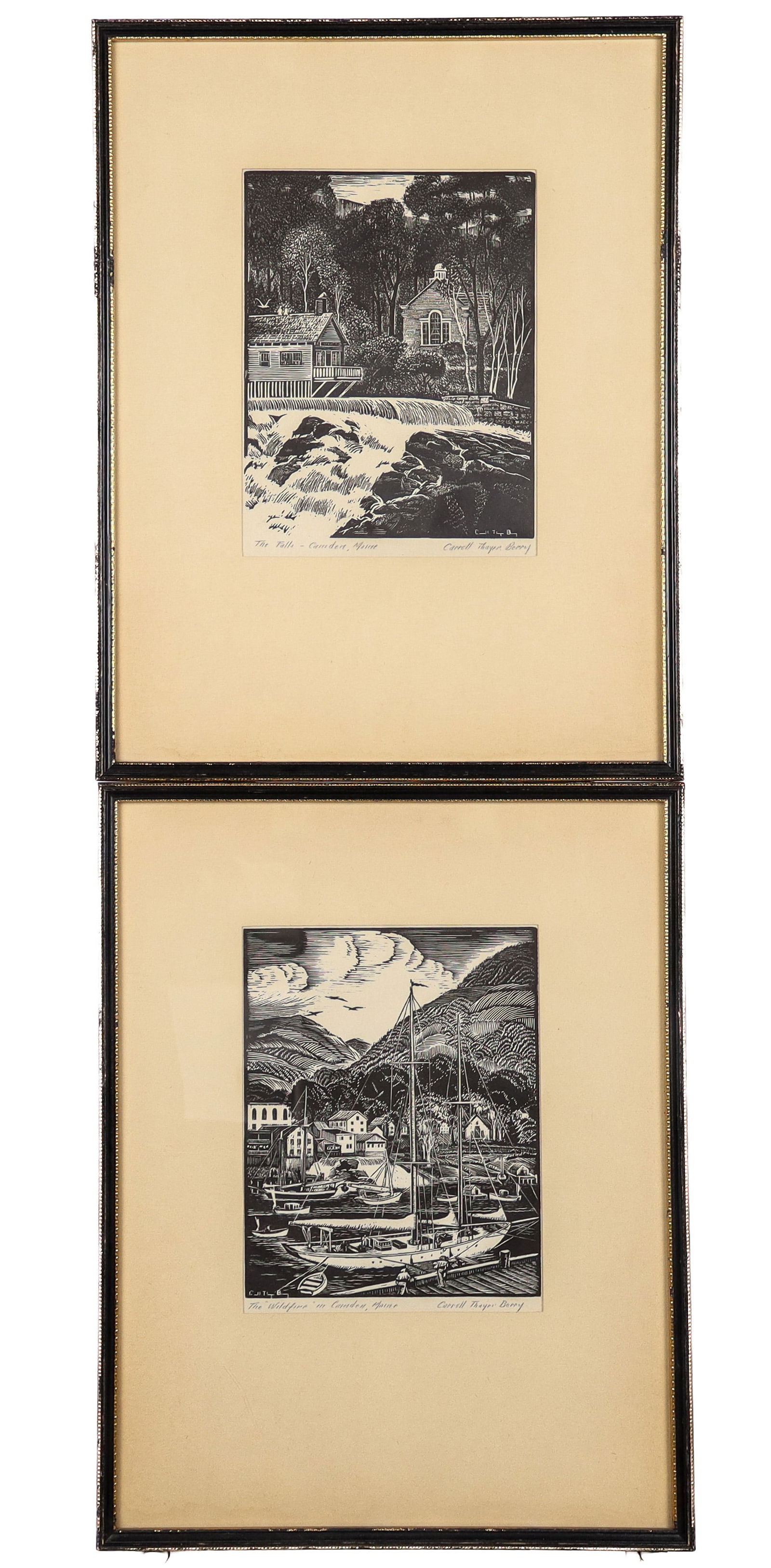 Carroll Thayer BERRY: Pair Of Woodblock Prints (1 of 13)