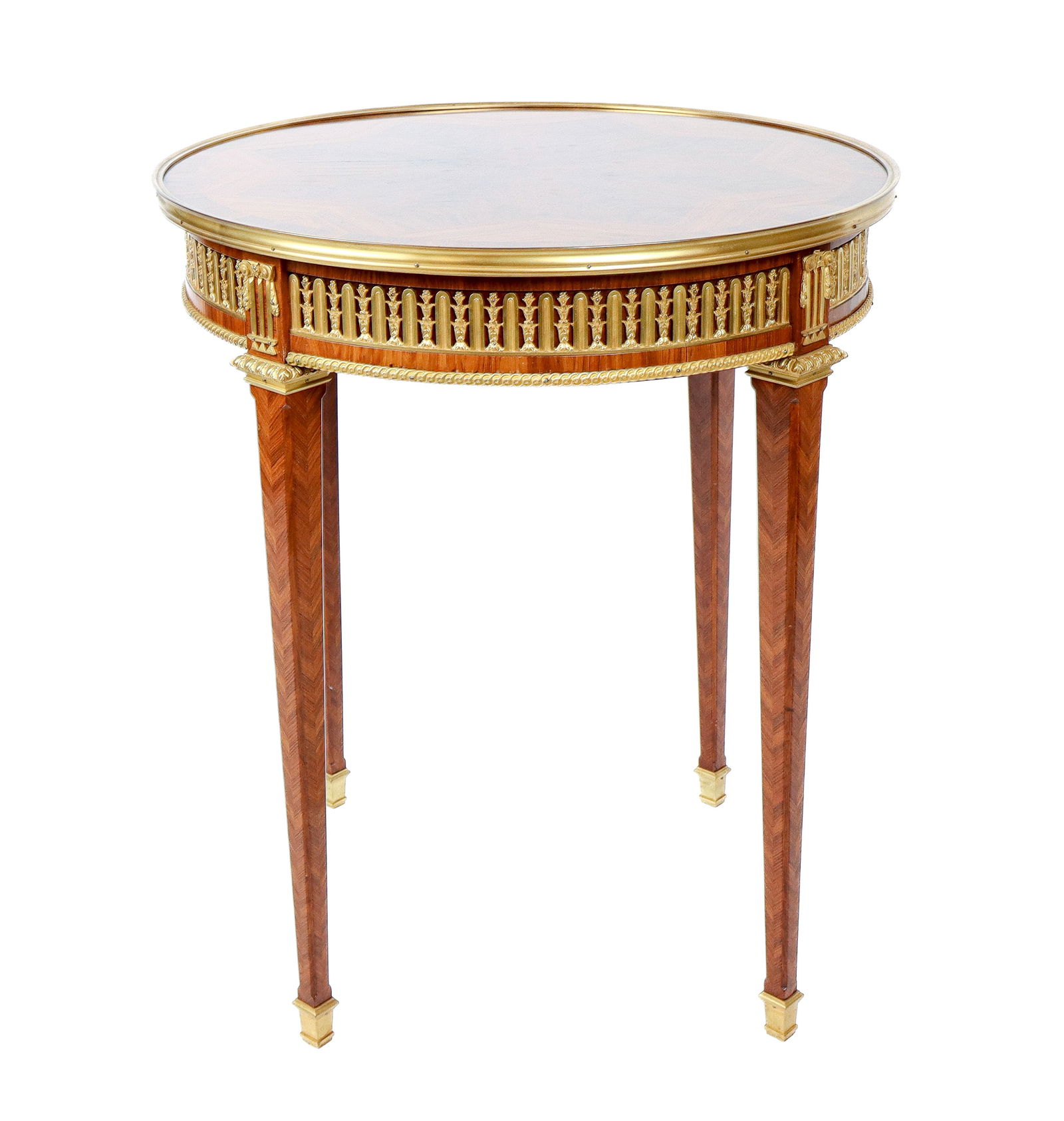 Francois Linke Mahogany & Bronze Center Table (1 of 10)
