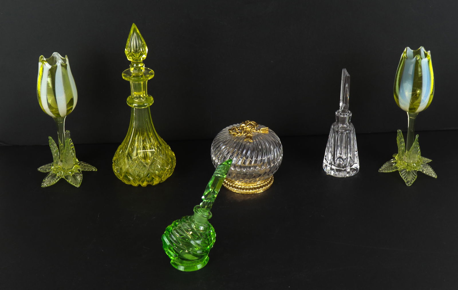 Group of Glass Vanity Objects, 6 (1 of 14)