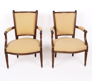 Pair of Louis XVI Fauteuils