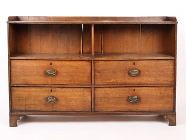 English Walnut Sideboard Cabinet