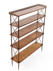 Regency Mahogany Five-Tier Etagere