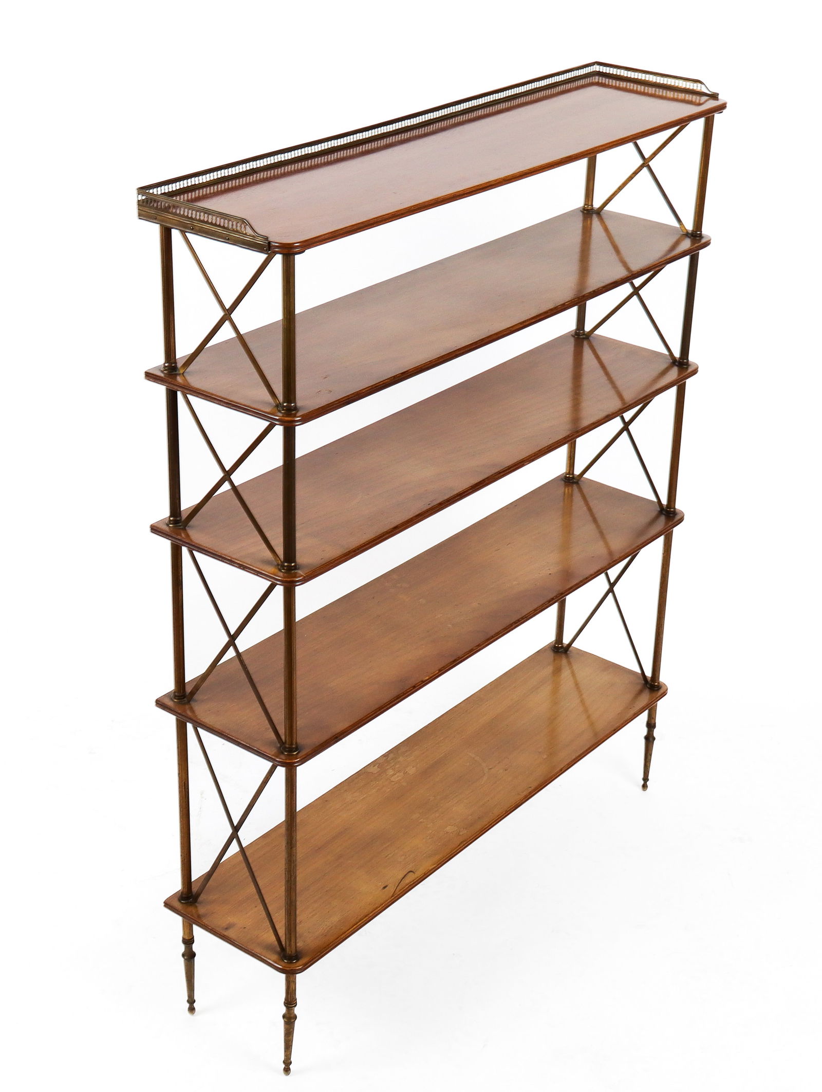 Regency Mahogany Five-Tier Etagere (1 of 9)