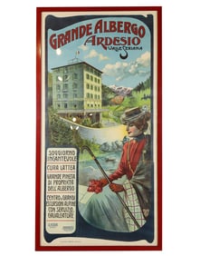 Leonida EDEL Poster for the Grande Albergo Hotel