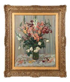 Eugene CHIRIAEFF: Floral Still Life - Oil/Canvas