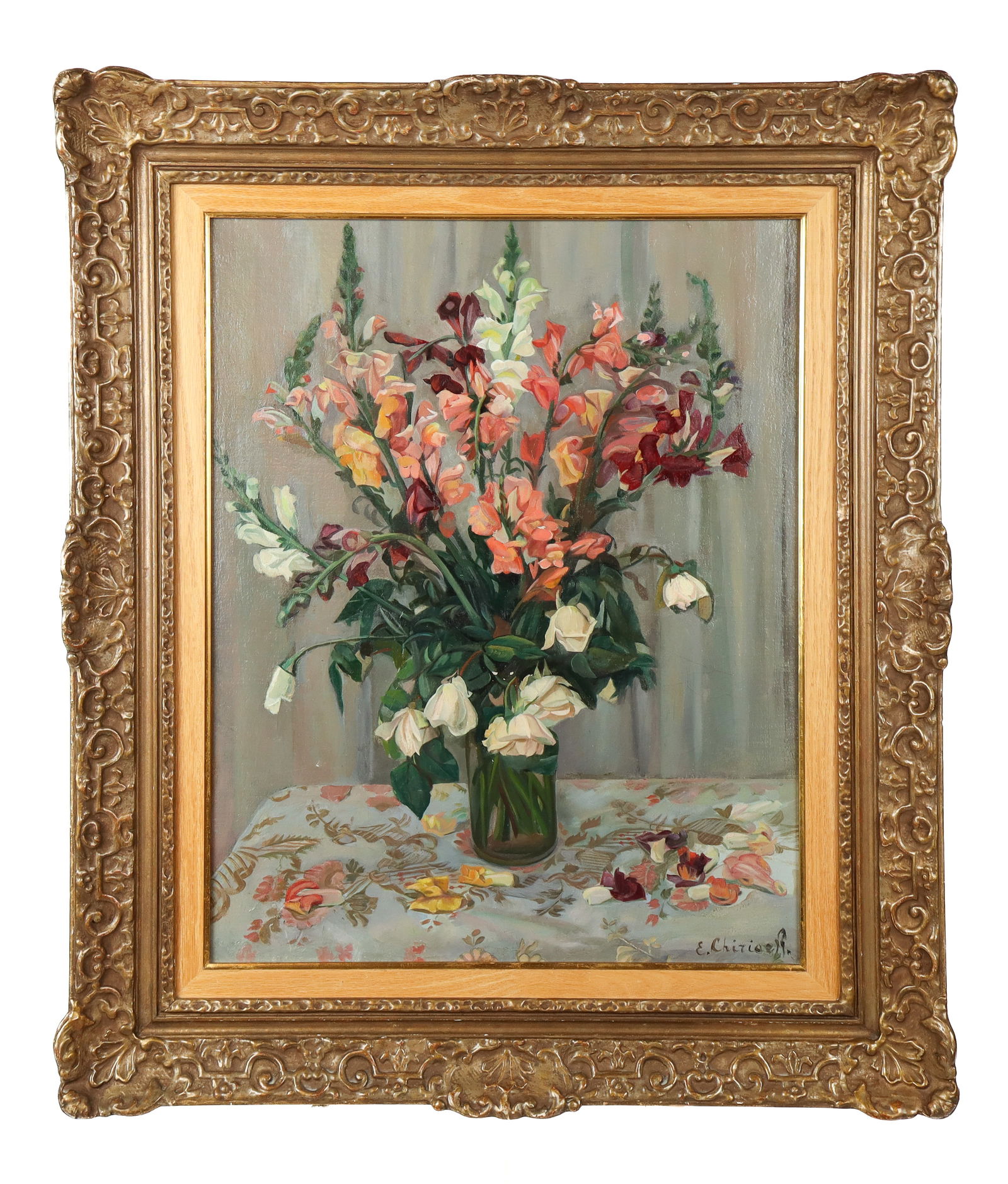 Eugene CHIRIAEFF: Floral Still Life - Oil/Canvas (1 of 10)