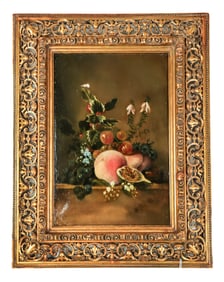 A. VOLLMER: Table Still Life - Oil on Canvas