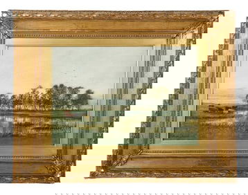 William BEATTIE-BROWN: Loch Ness Watercolor Ptg.