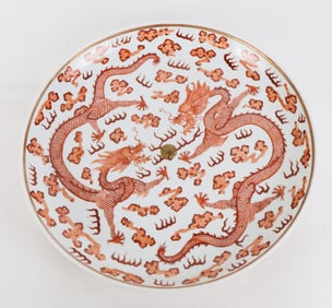 Chinese Dragon Decorated Charger